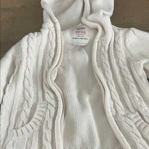 Old Navy Kids Cream Cable Knit Sweater